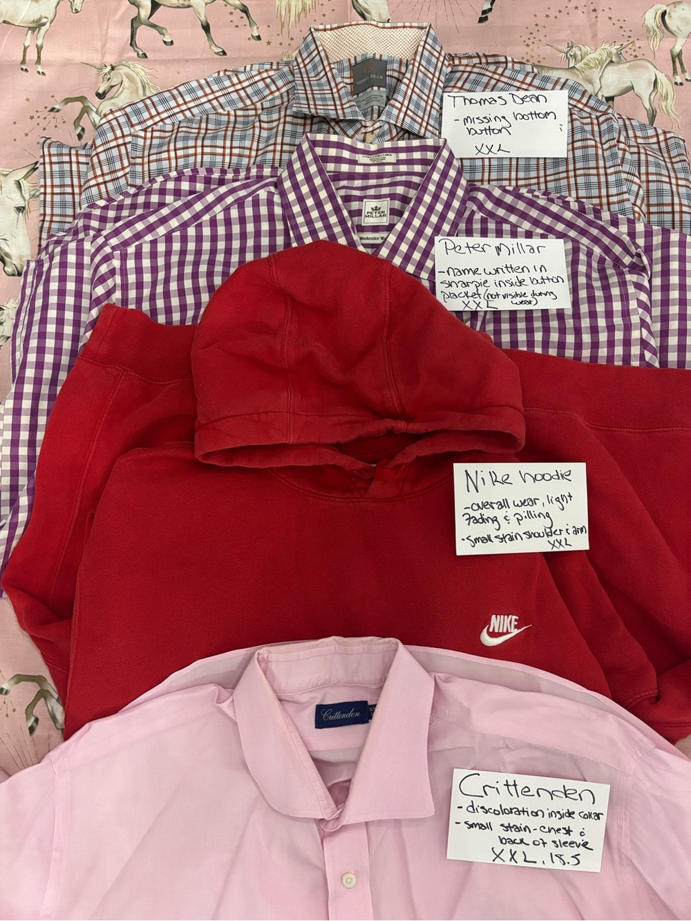 **AS IS** Lot of 4 XXL Shirts *read description*